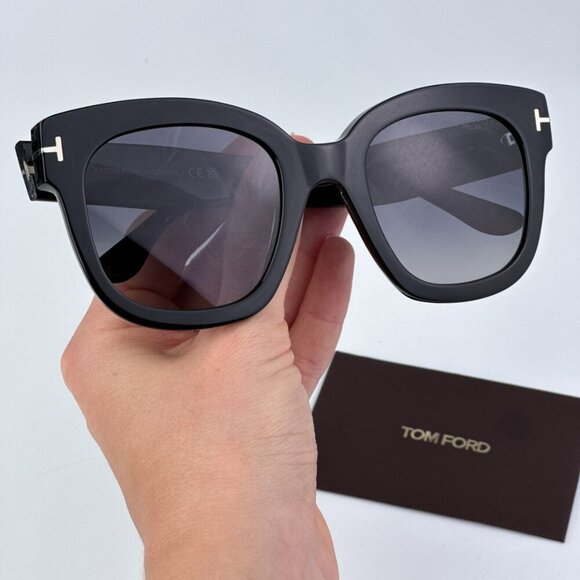 Tom Ford FT0613/S 01D BEATRIX-02 BRAND NEW Sunglasses Black Polarized Women - Picture 2 of 11
